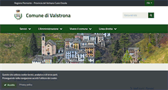 Desktop Screenshot of comune.valstrona.vb.it